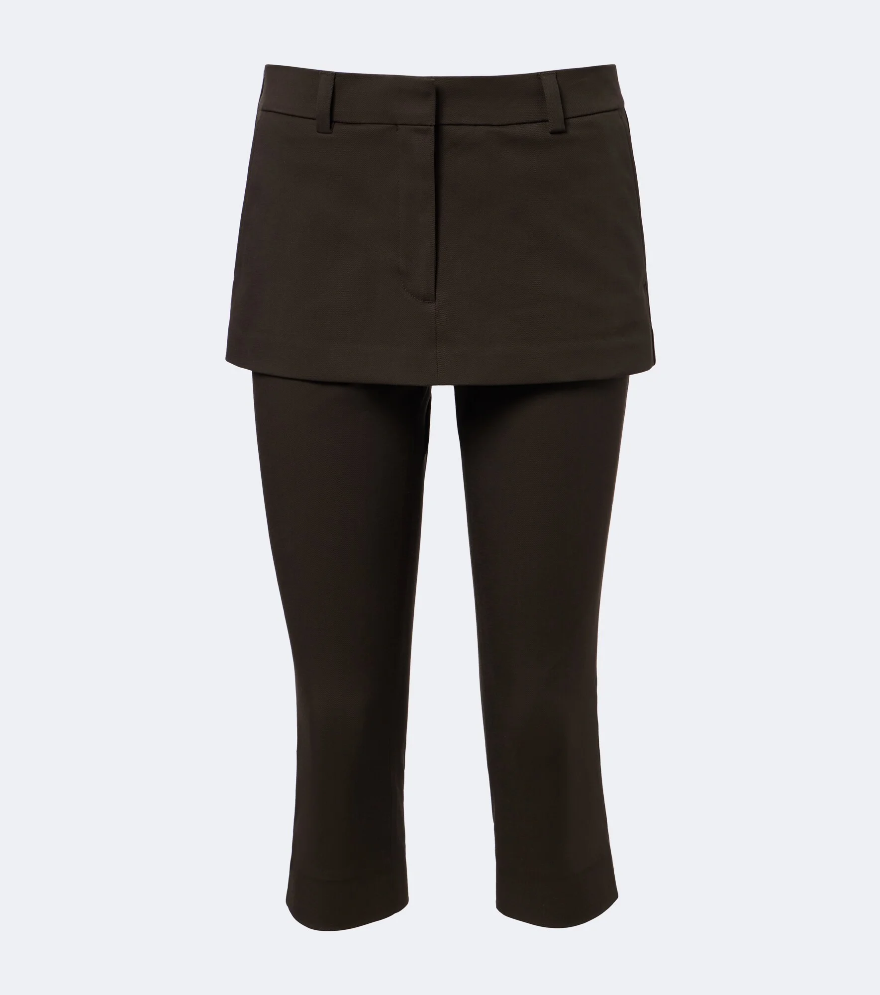 Layered cotton capri pants - 1