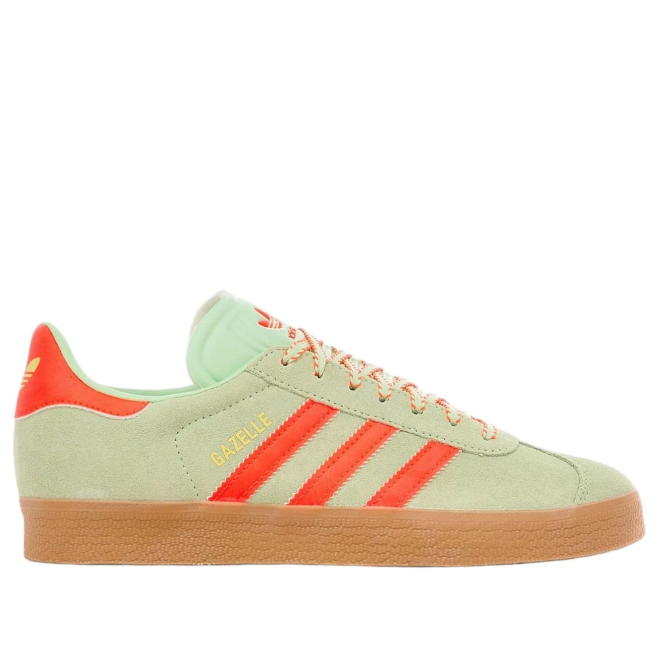 (WMNS) adidas Gazelle 'Semi Green Spark Solar Orange Gum' JH7212 - 6