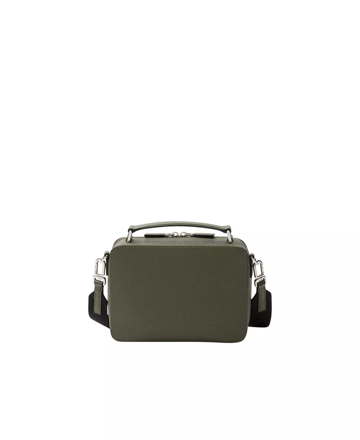 Medium  Brique Saffiano Leather Bag - 4