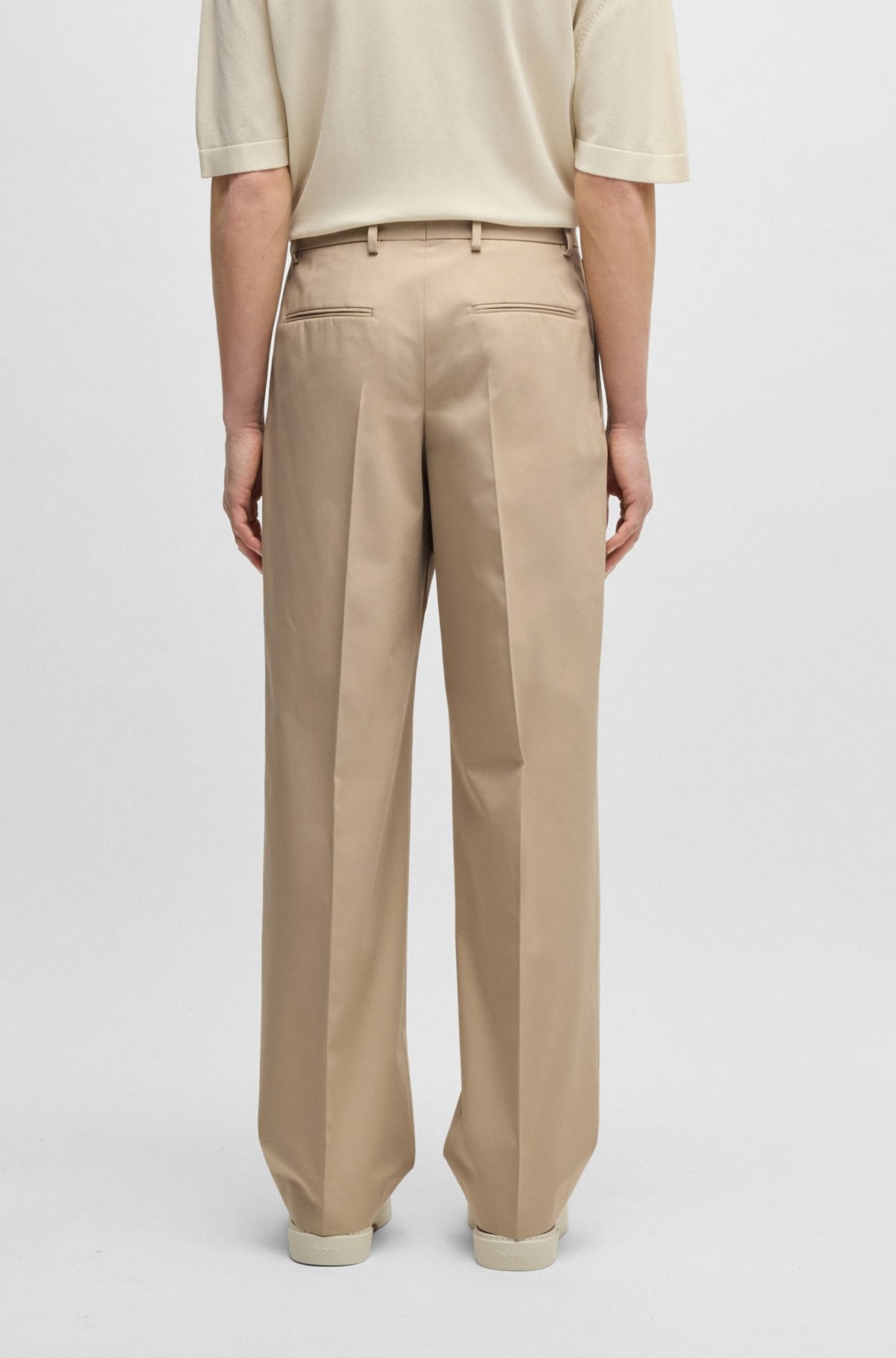 BOSS X SHOHEI OHTANI TROUSERS IN WATER-REPELLENT COTTON TWILL - 4