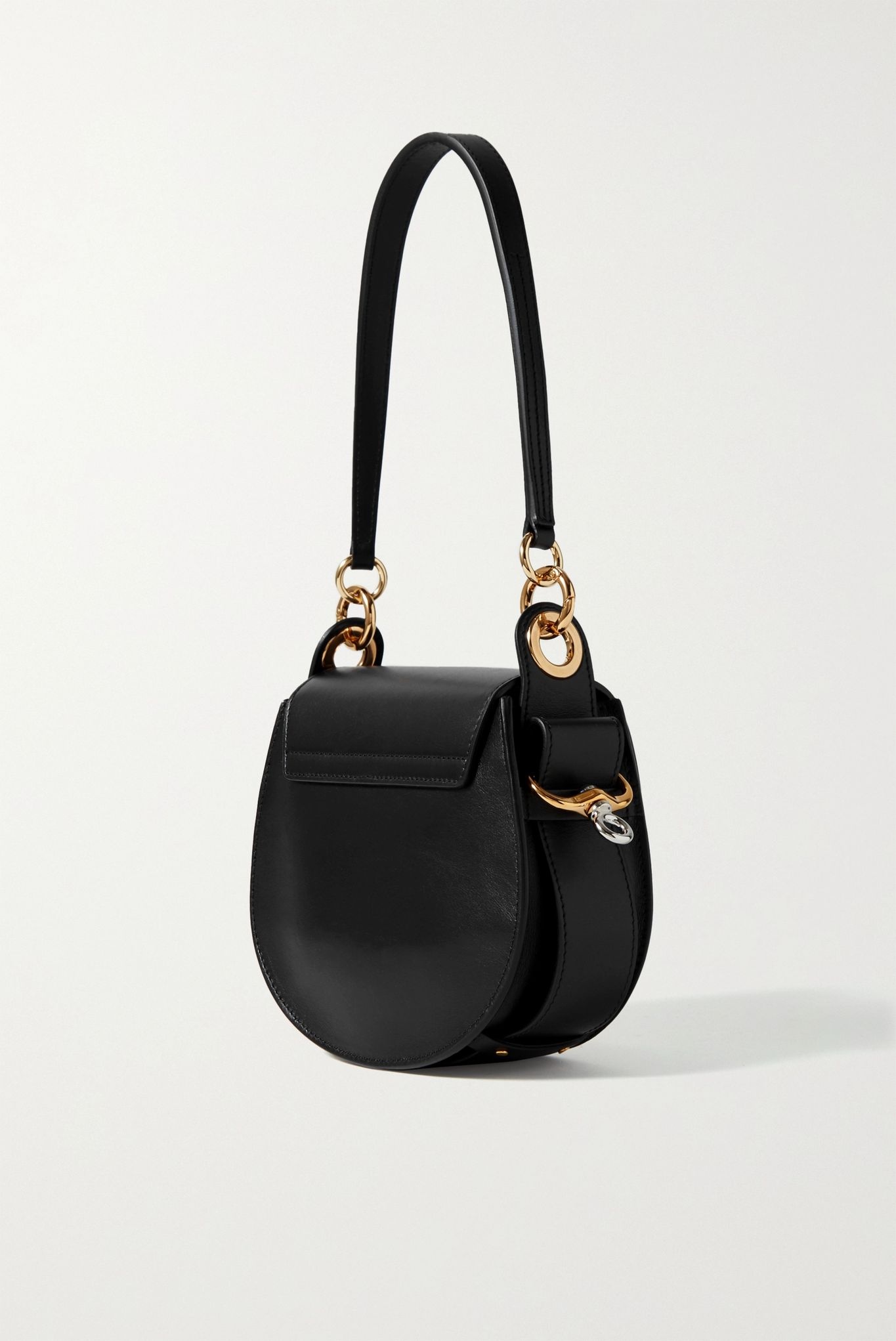 Tess small leather and suede shoulder bag - 3