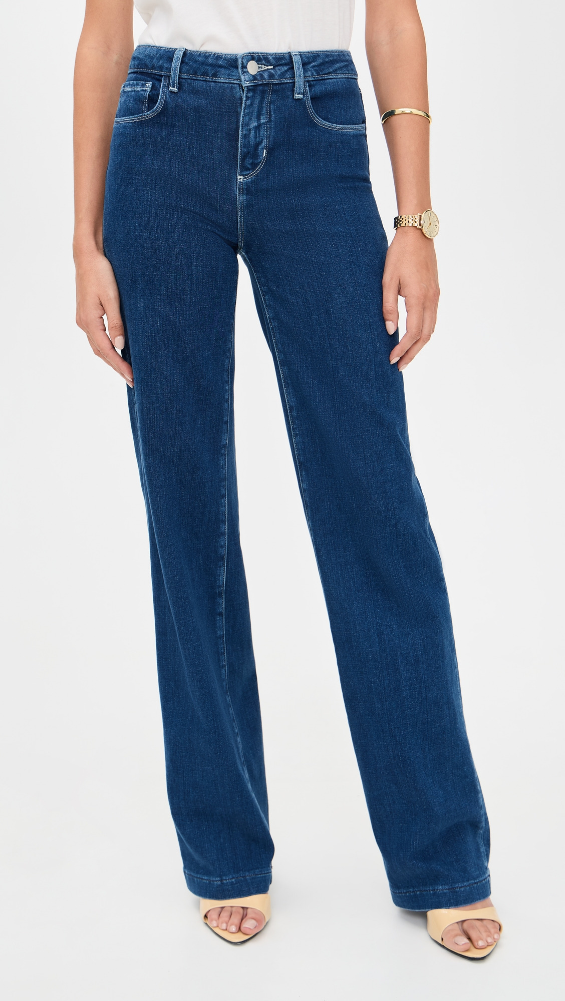 Clayton High Rise Wide Leg Jeans - 6
