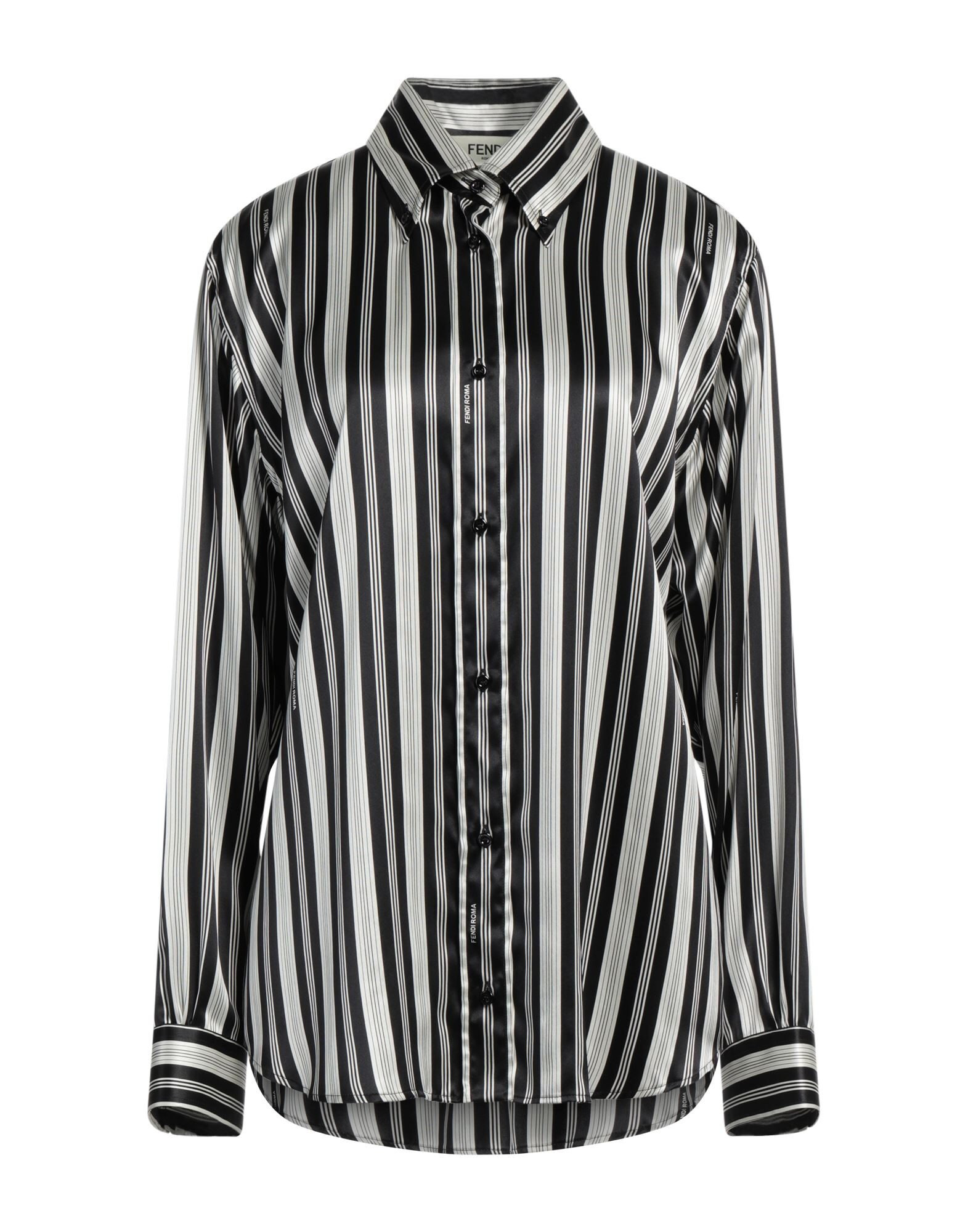Black Women's Silk Shirts & Blouses - 1