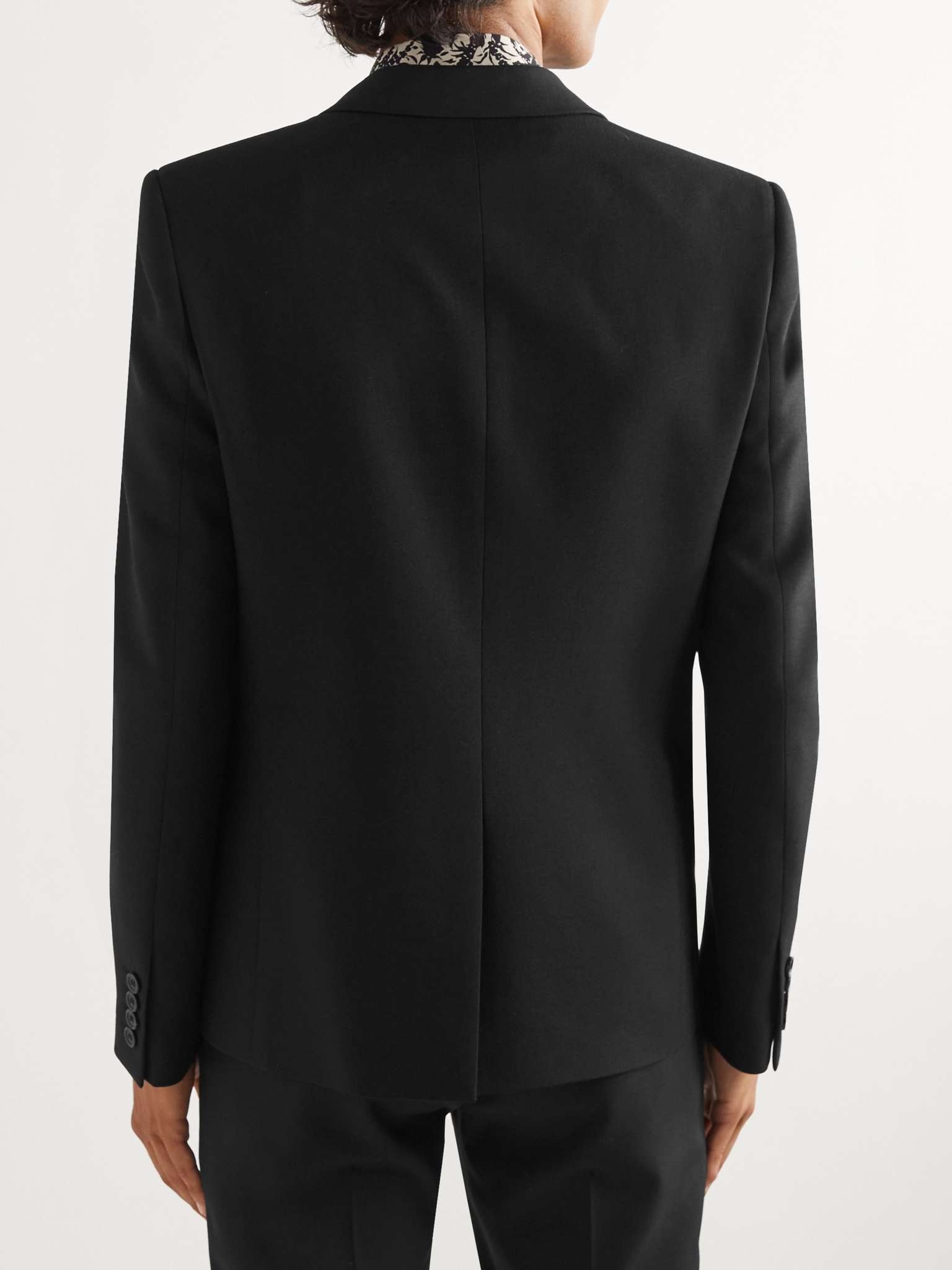 Slim-Fit Virgin Wool-Gabardine Blazer - 4