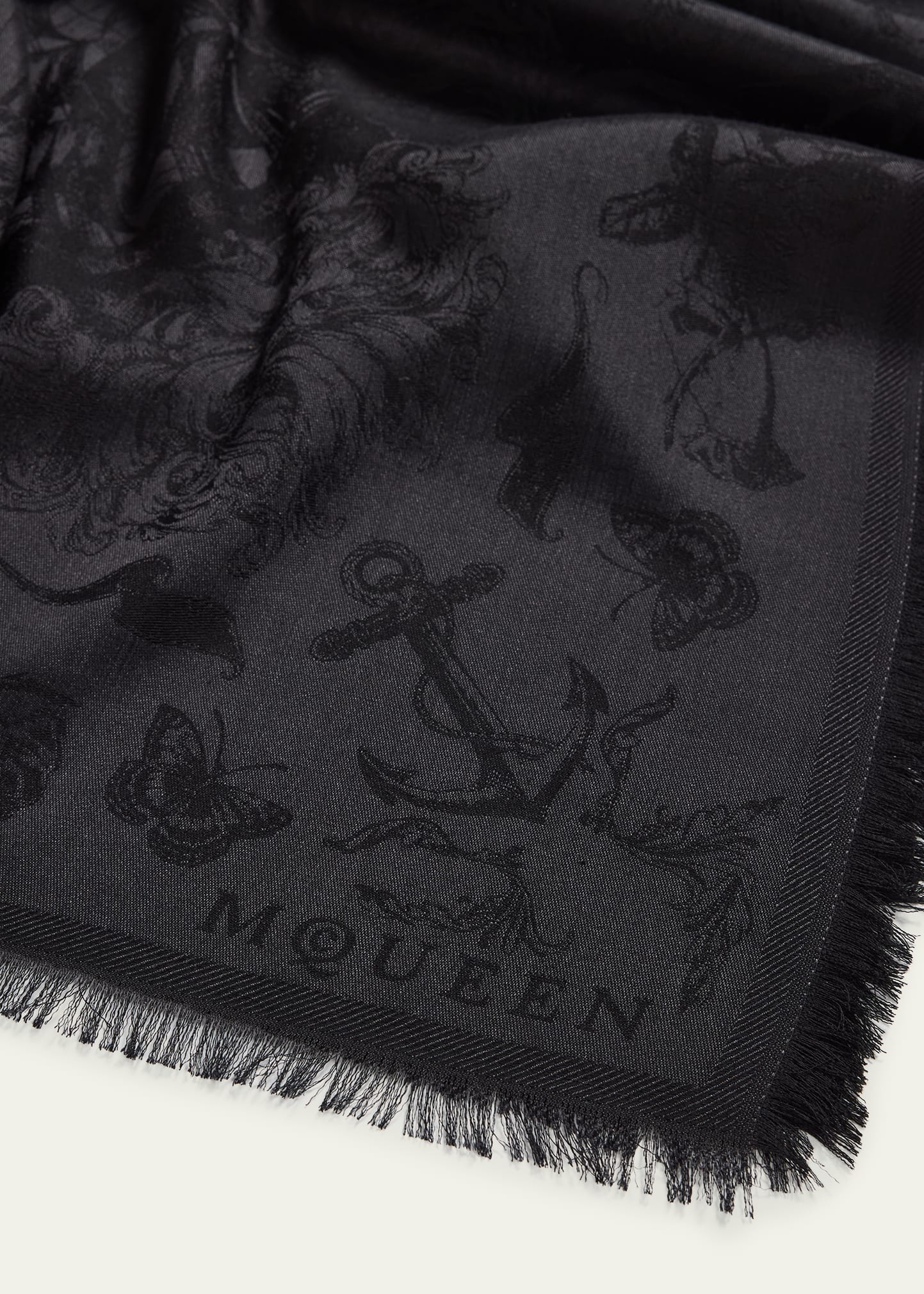 Sailor Tattoo Wool & Silk Shawl - 4