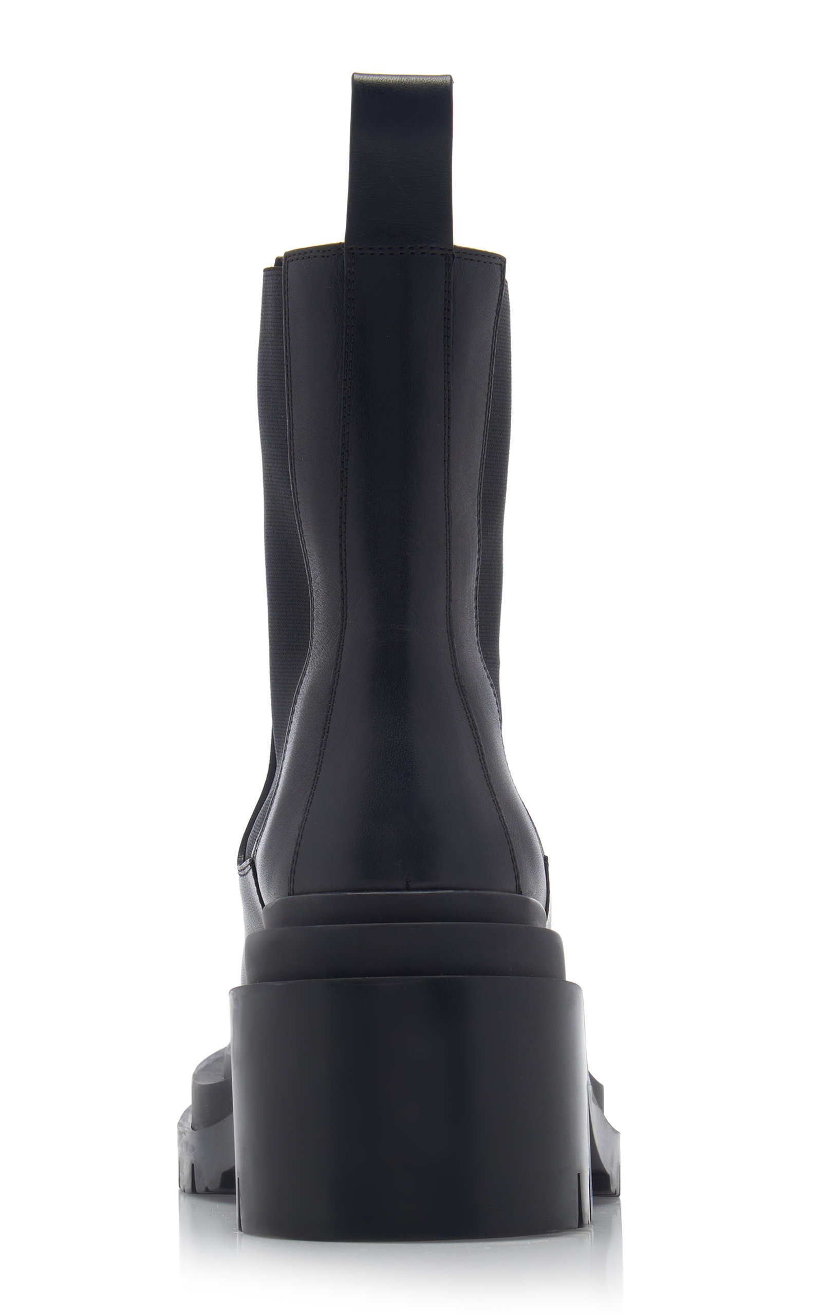 The Lug Leather Ankle Boots black - 4