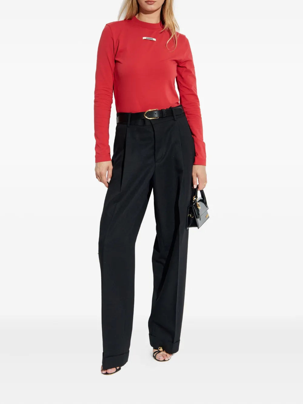 Jacquemus Women Long-Sleeved T-Shirt With Applique - 2