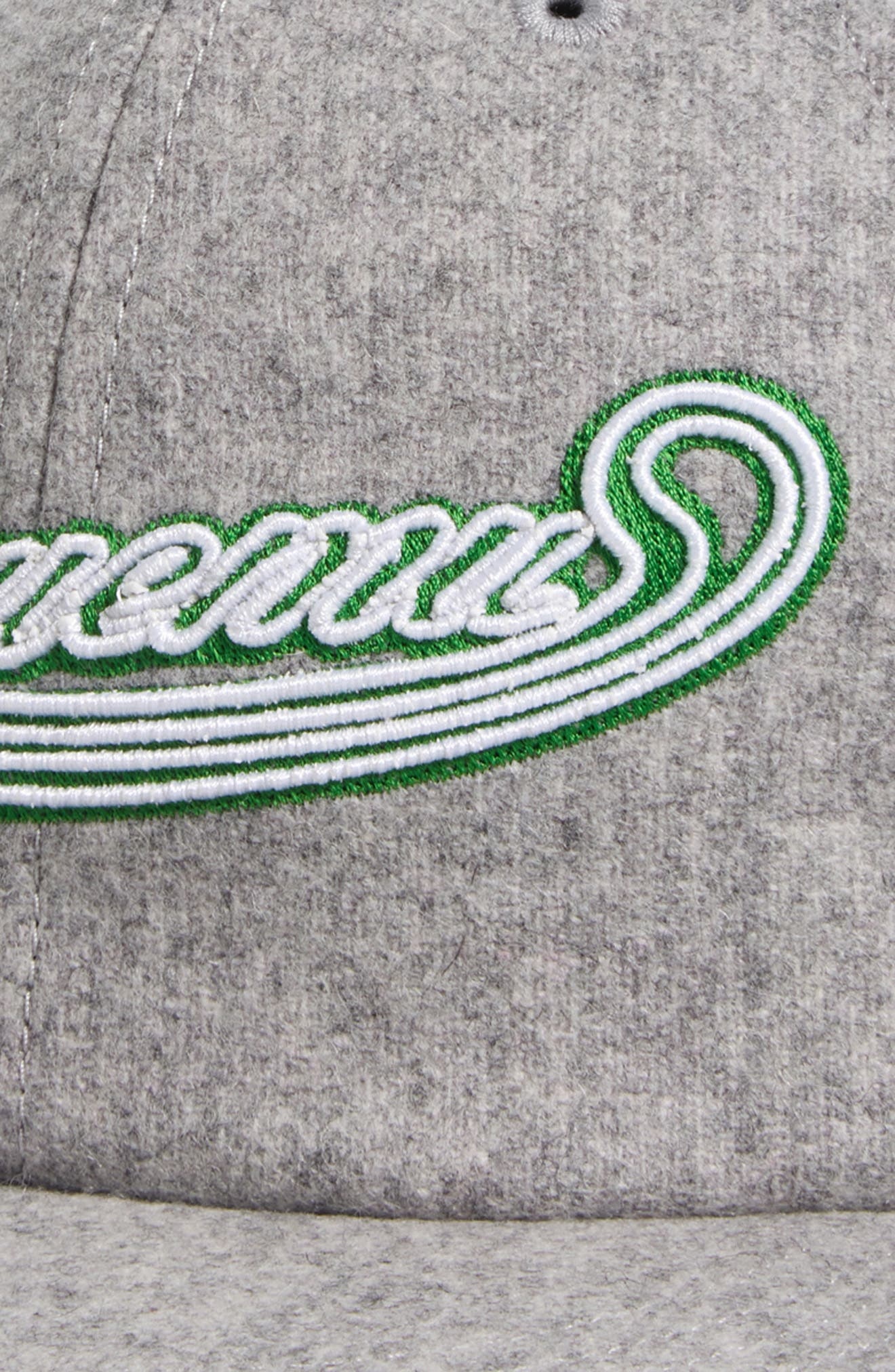 Jacquemus La Casquette Embroidered Logo Wool Blend Baseball Cap in Light Grey at Nordstrom - 3