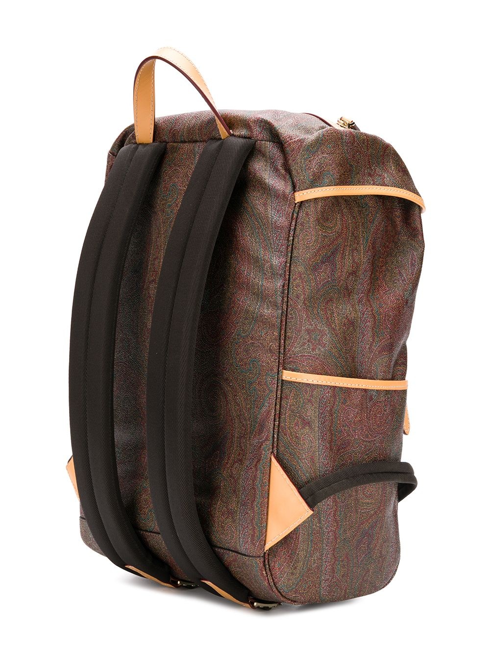 paisley print backpack - 3