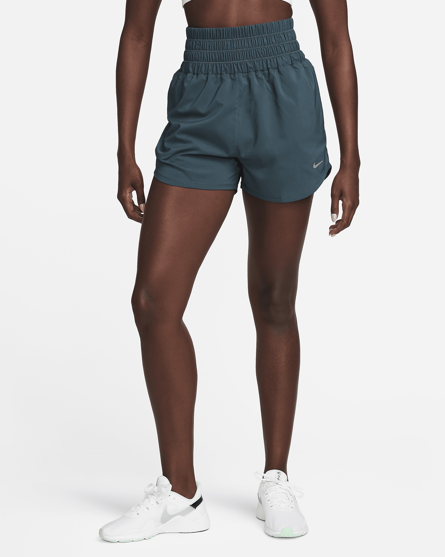 Nike Women's One Dri-FIT Ultra High-Waisted 3" Brief-Lined Shorts - 1