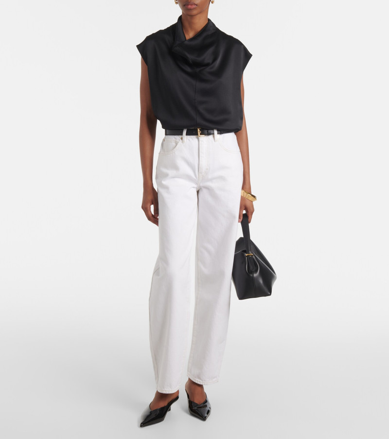 FRAME Low Slung barrel-leg jeans outlook