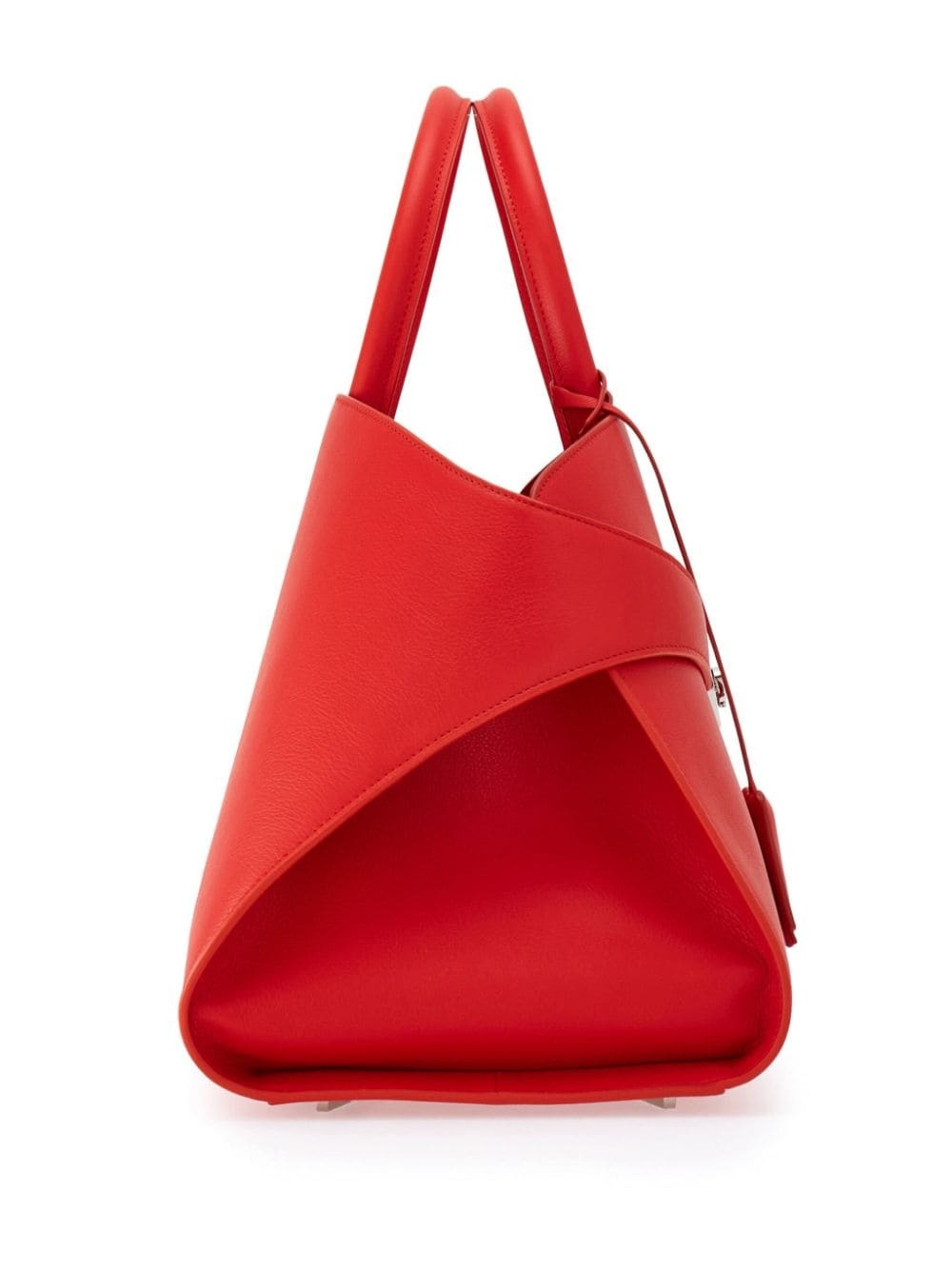 Hug leather tote bag - 3