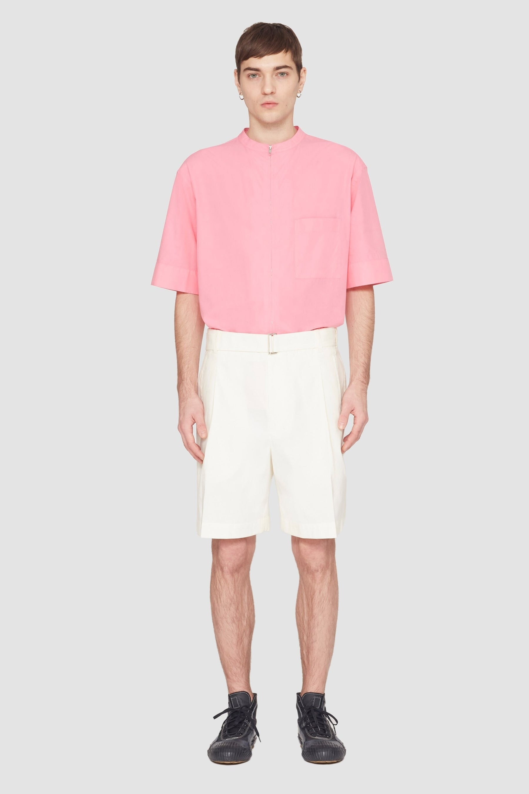 Pleated Belted Short - 2