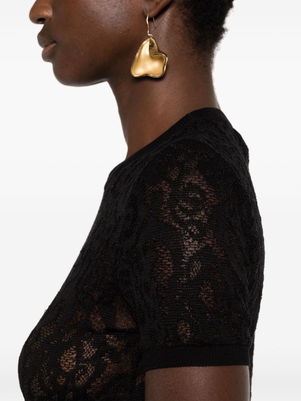 jacquard knitted top - 5