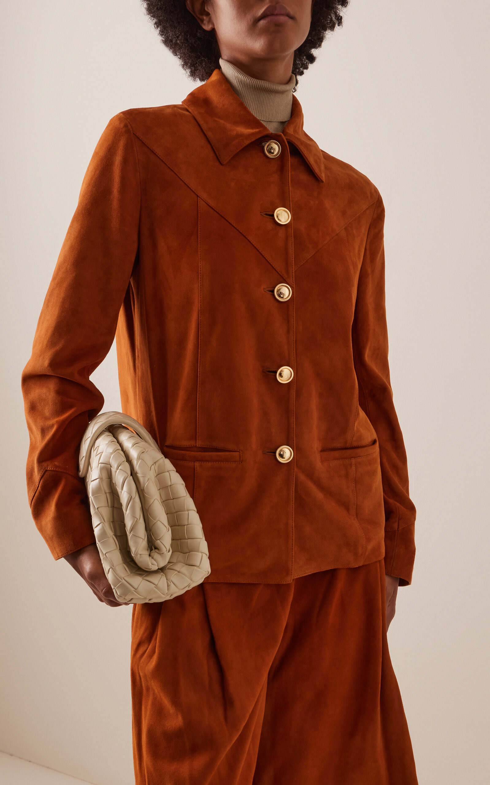 Suede Shirt Jacket brown - 2