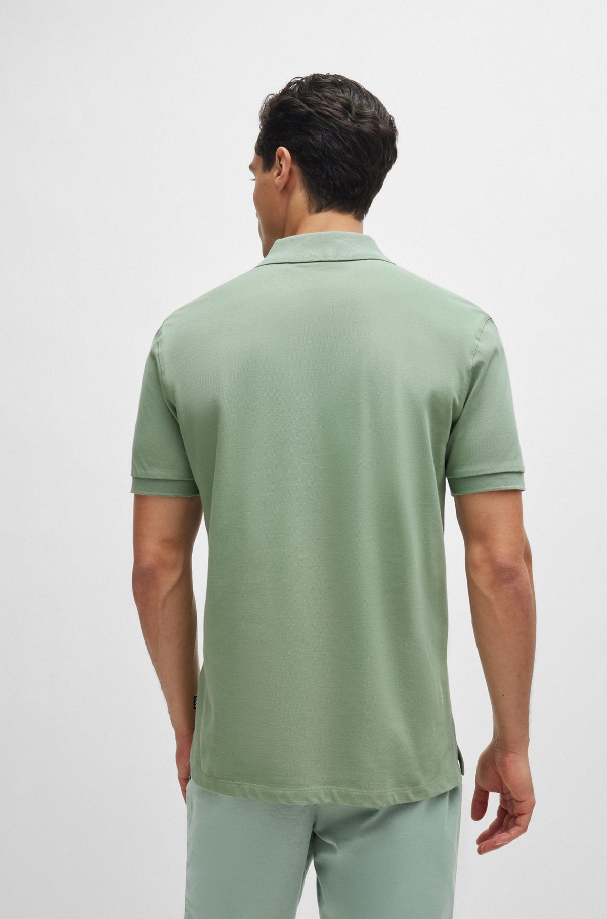 PALLAS COTTON POLO SHIRT WITH EMBROIDERED LOGO - 5