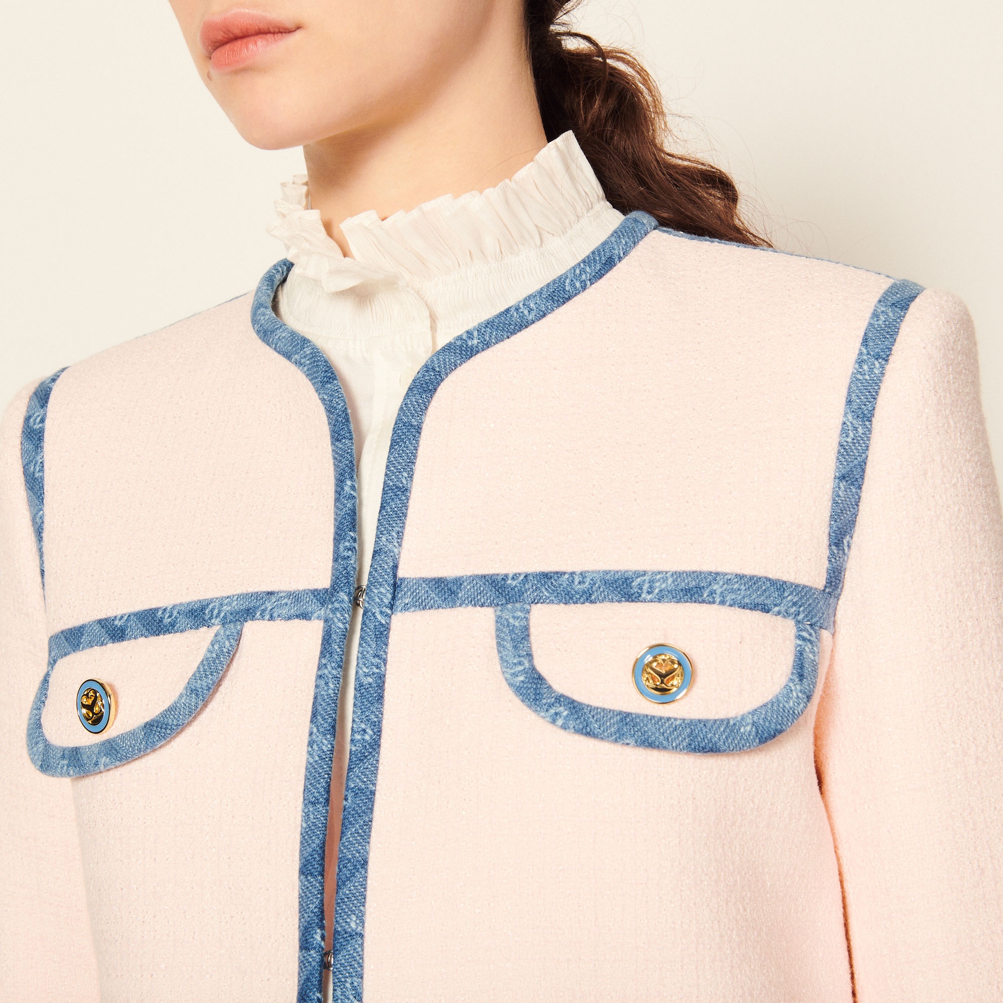Mixed-material jacket - 5