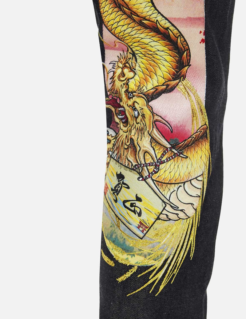 2025 Limited Edition Year of the Snake Carrot Fit Raw Jeans #2017 10