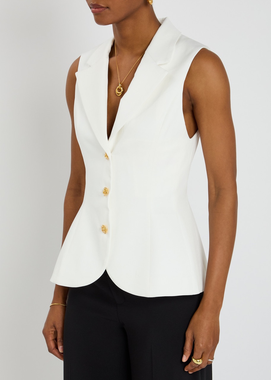 Alice + Olivia Sammie Stretch-woven Blazer top - 2
