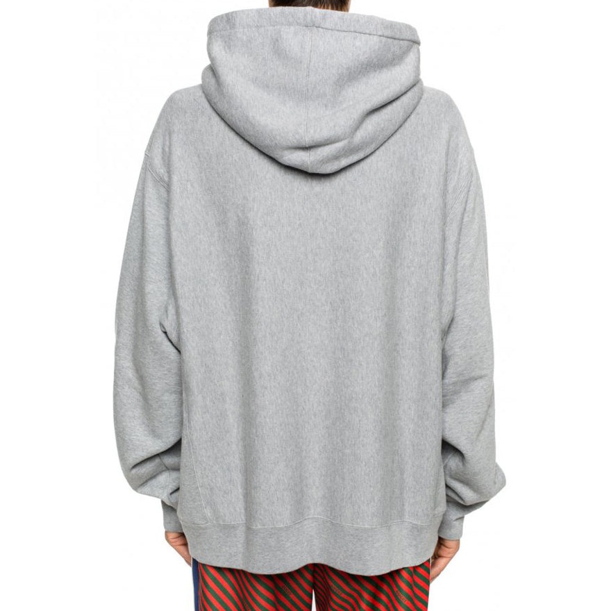 Men's Gucci Alphabet Printing Hooded Long Sleeves Autumn Gray 560502-XJBB2-1130 - 6