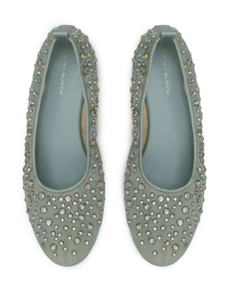 crystal-embellished ballet flats 4