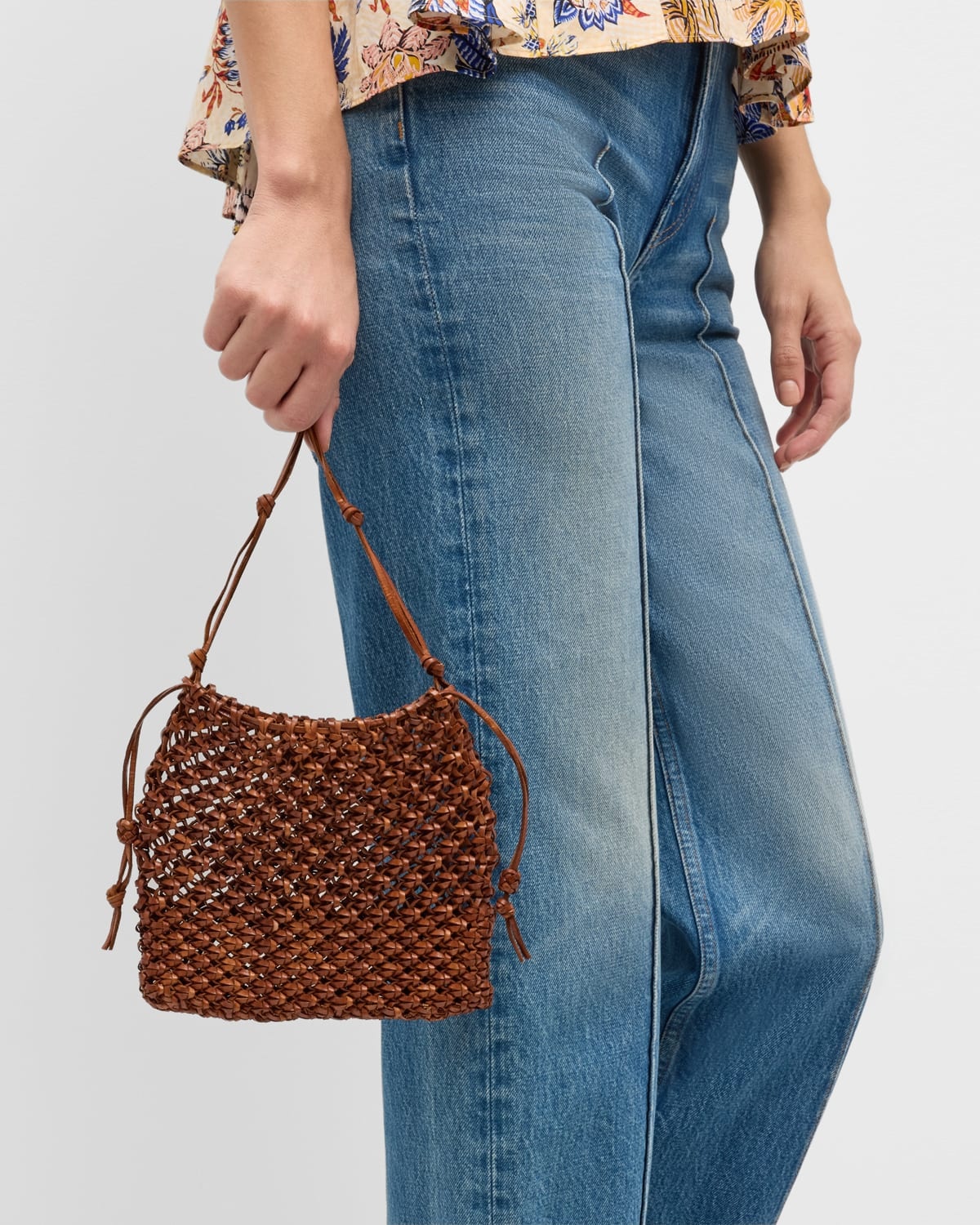 Tulia Knotted Leather Crossbody Bag - 2