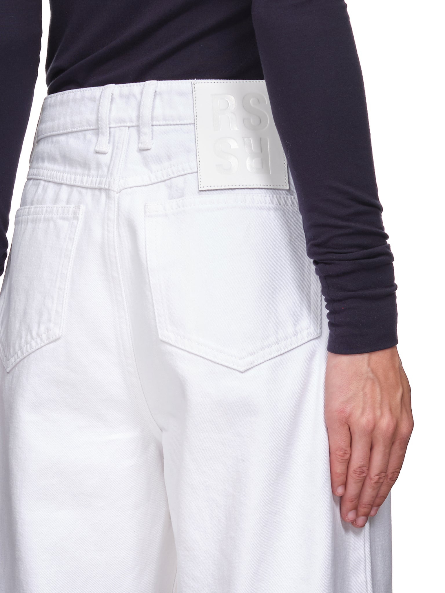 High Waist Wide Leg Jeans - 5