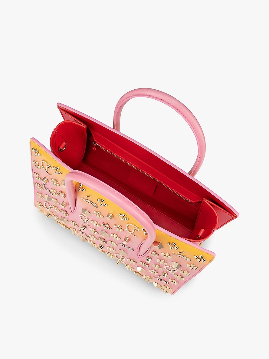 Paloma S medium leather tote bag - 4
