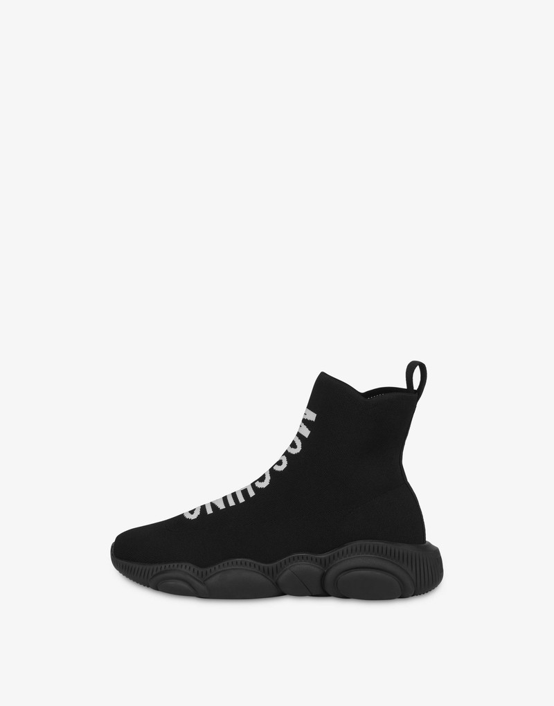 SLIP ON HIGH SNEAKERS WITH LOGO 5