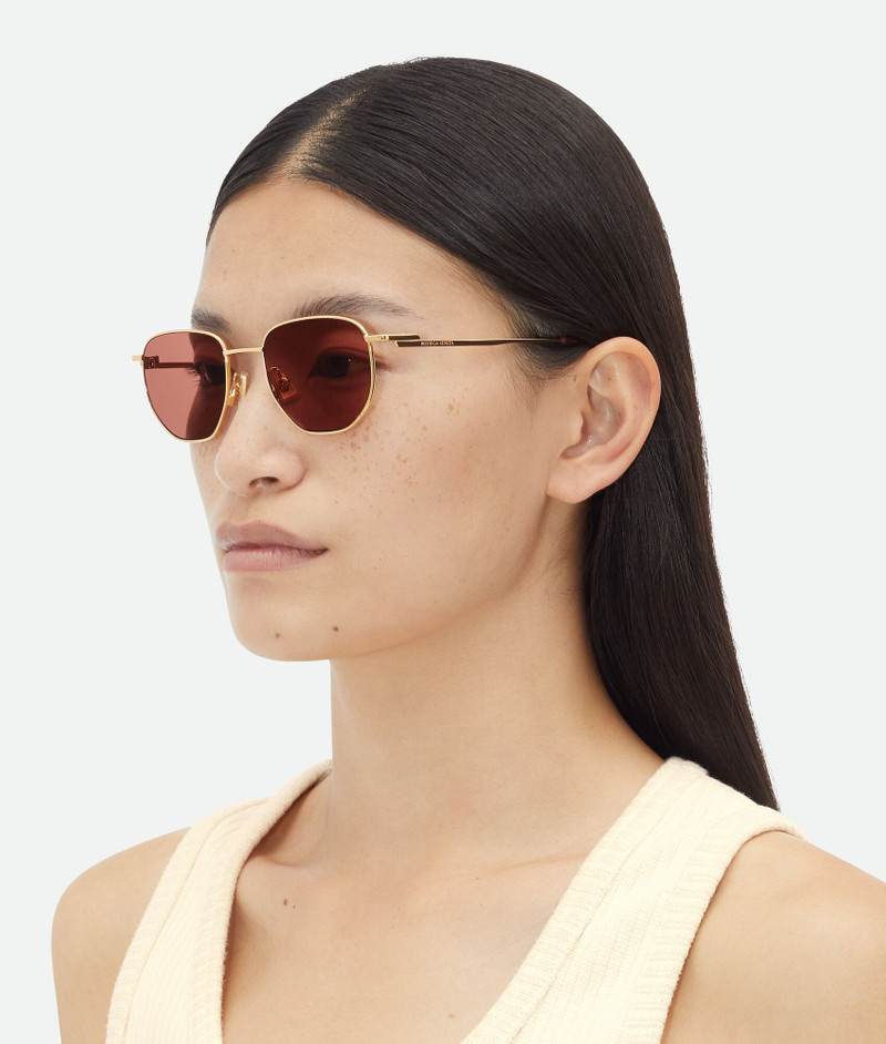 Bottega Veneta Split Panthos Sunglasses outlook