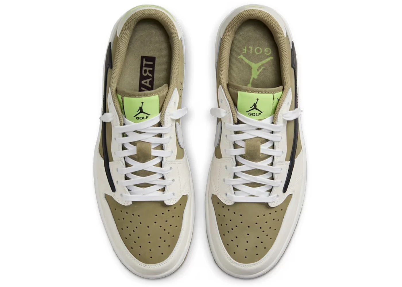 Jordan 1 Retro Low Golf Travis Scott Neutral Olive - 4