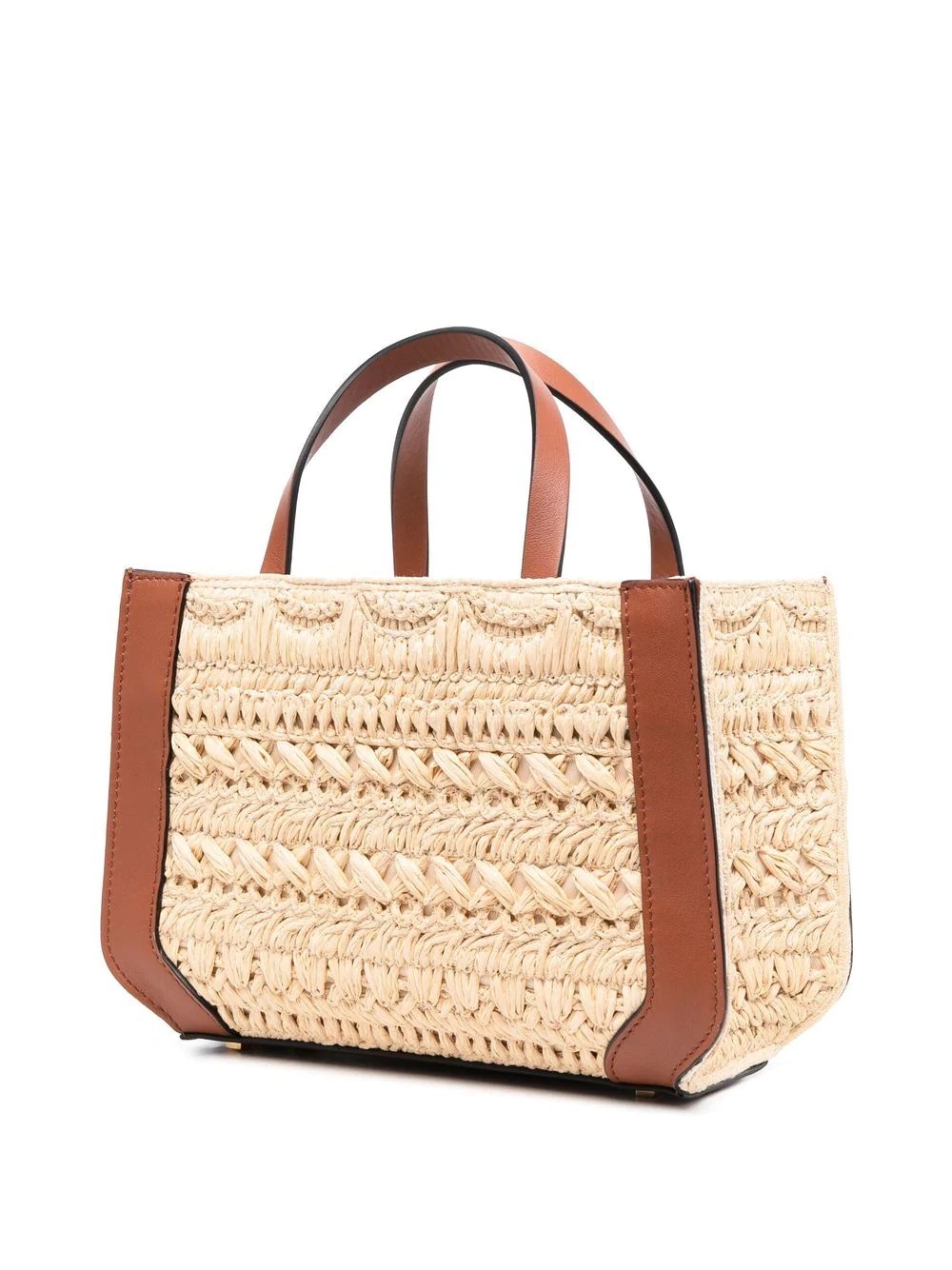 VLogo woven tote bag - 4