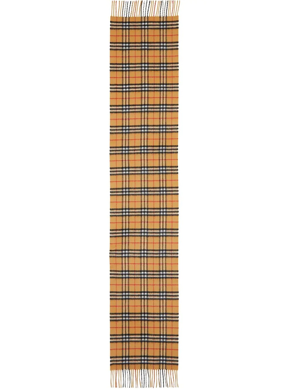 classic checked scarf - 2