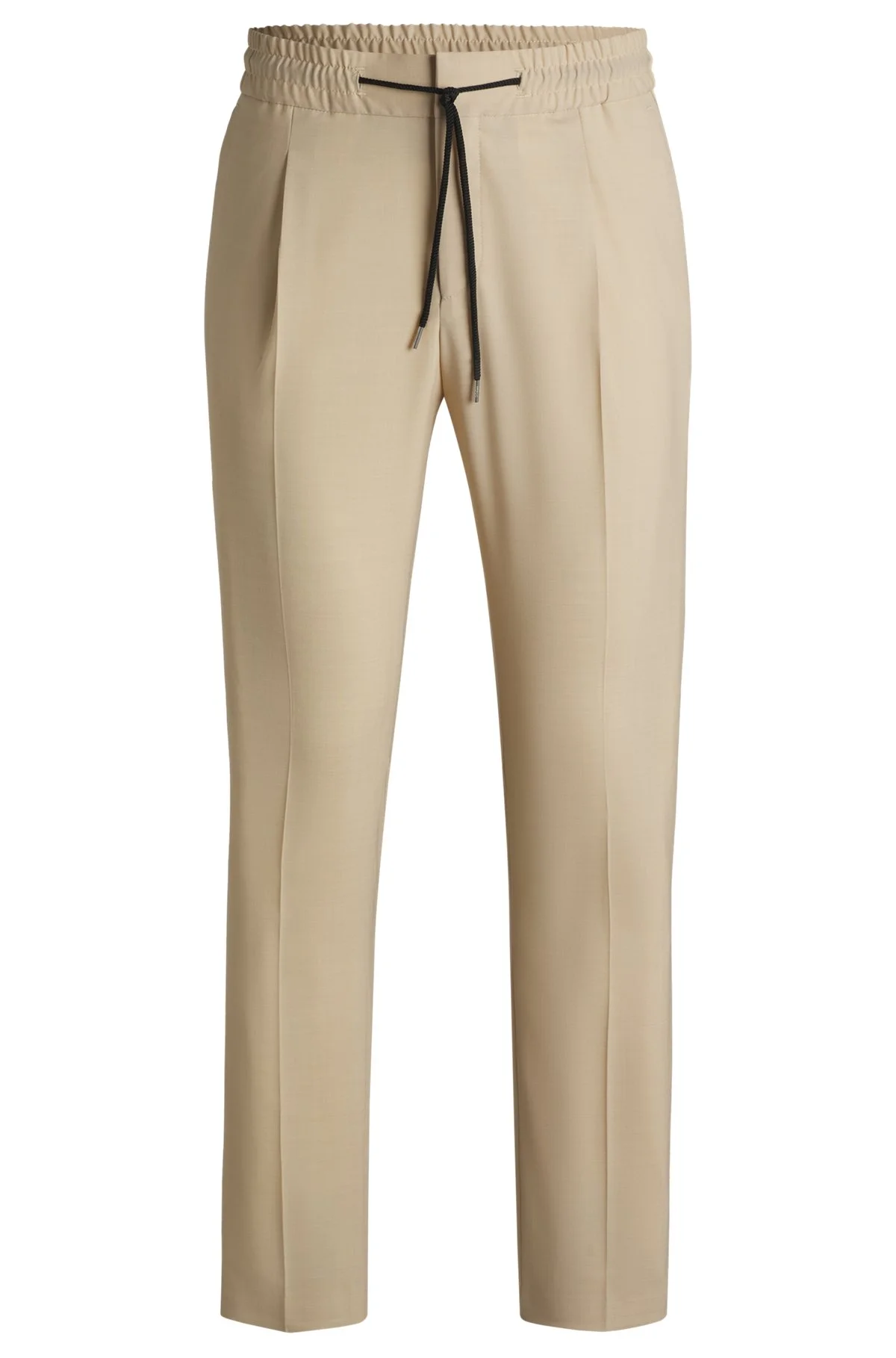 SLIM-FIT TROUSERS IN MOHAIR-LOOK DOBBY - 1