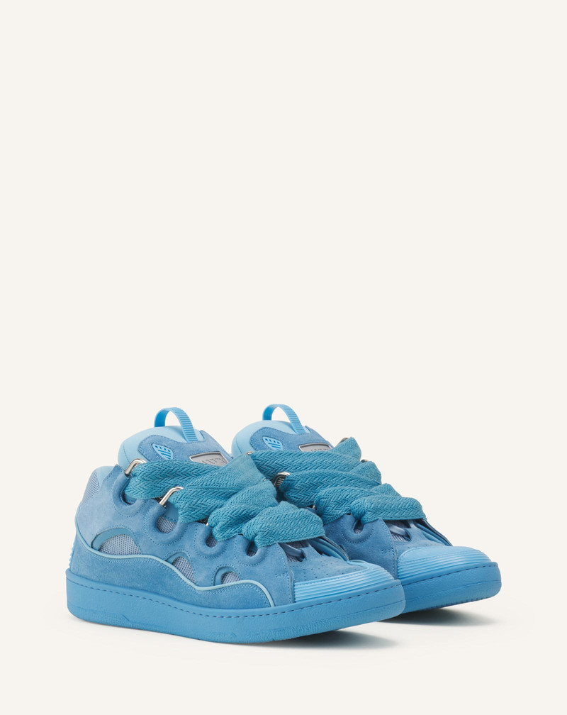 Lanvin CURB MONOCHROME SUEDE SNEAKERS outlook