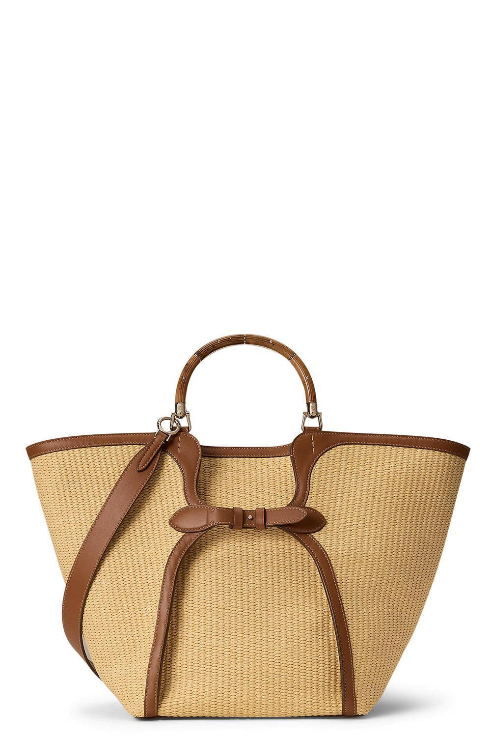 The Ralph Braided Raffia Large Tote - 5