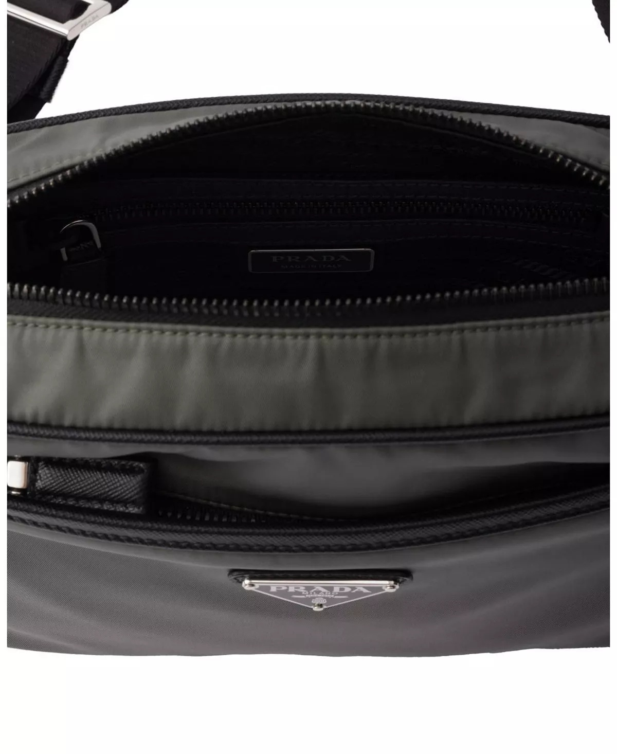 Re-Nylon and Saffiano Shoulder Bag - 4