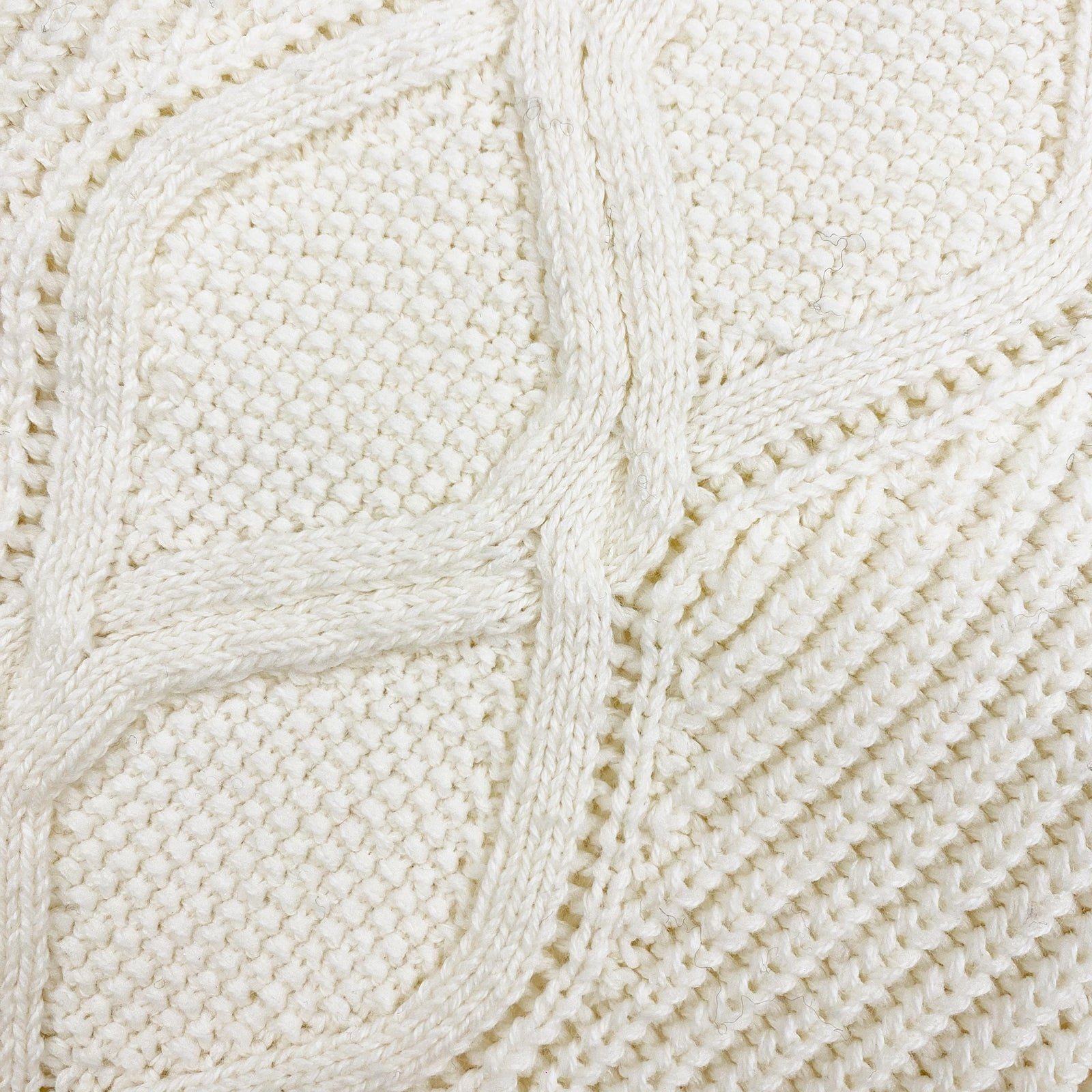Cream Cable Knit Short - 6