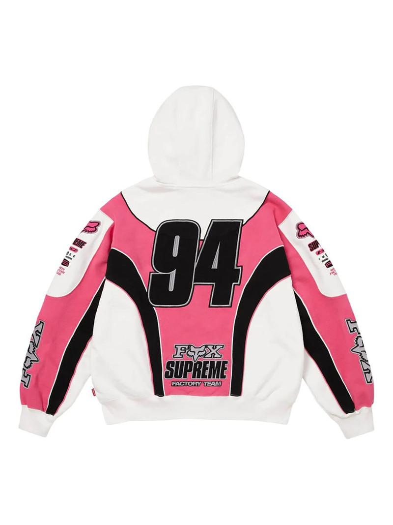 Supreme x Fox Racing® zip-up hoodie outlook