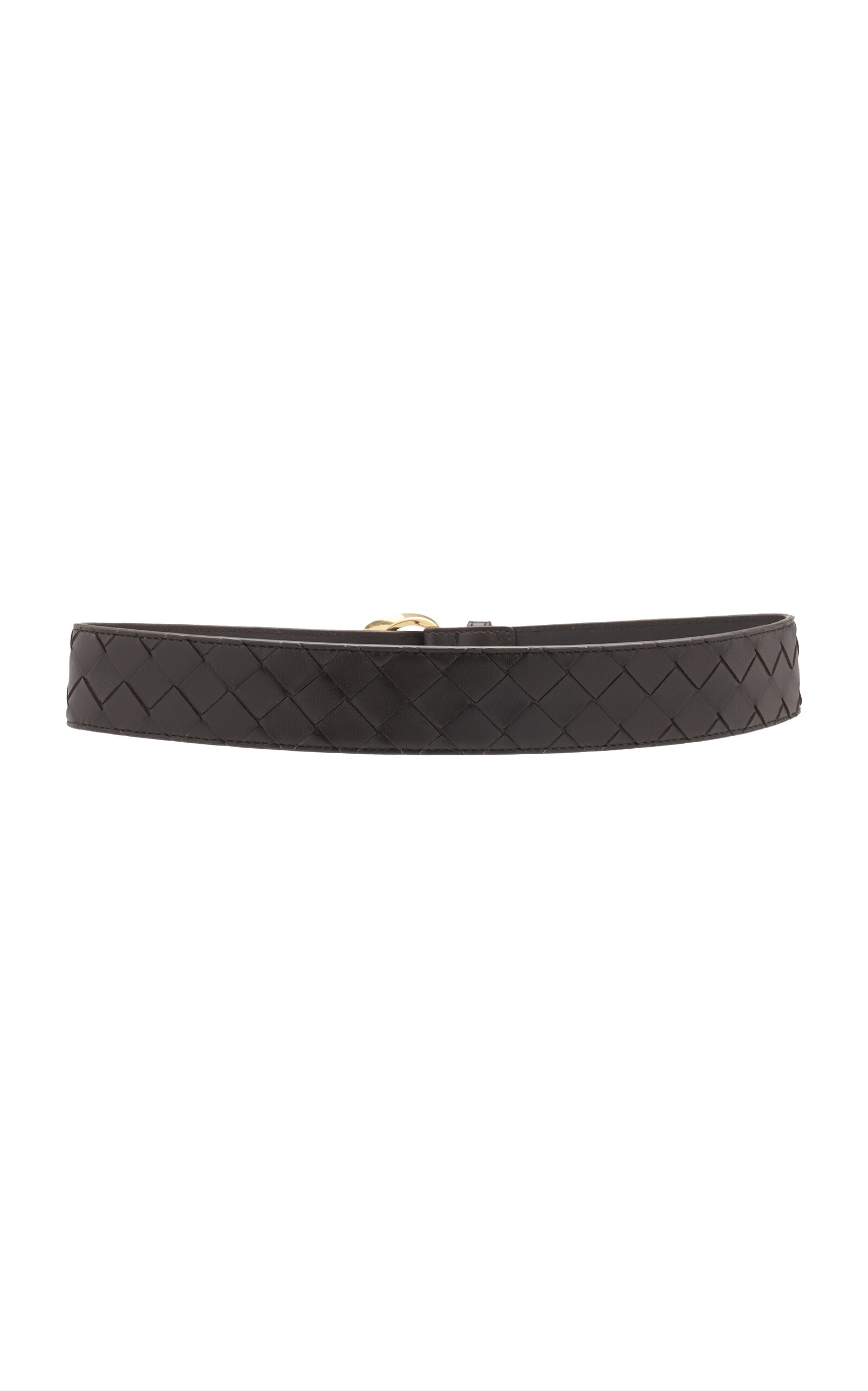 Essential Twist Intrecciato Leather Belt black - 3