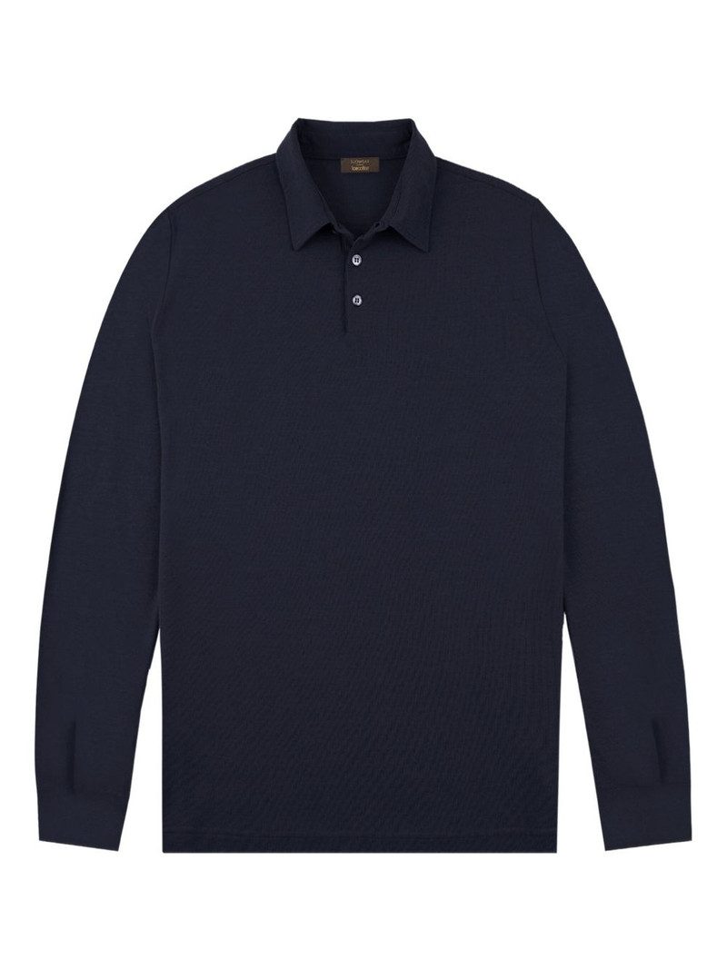 long-sleeve polo shirt 1