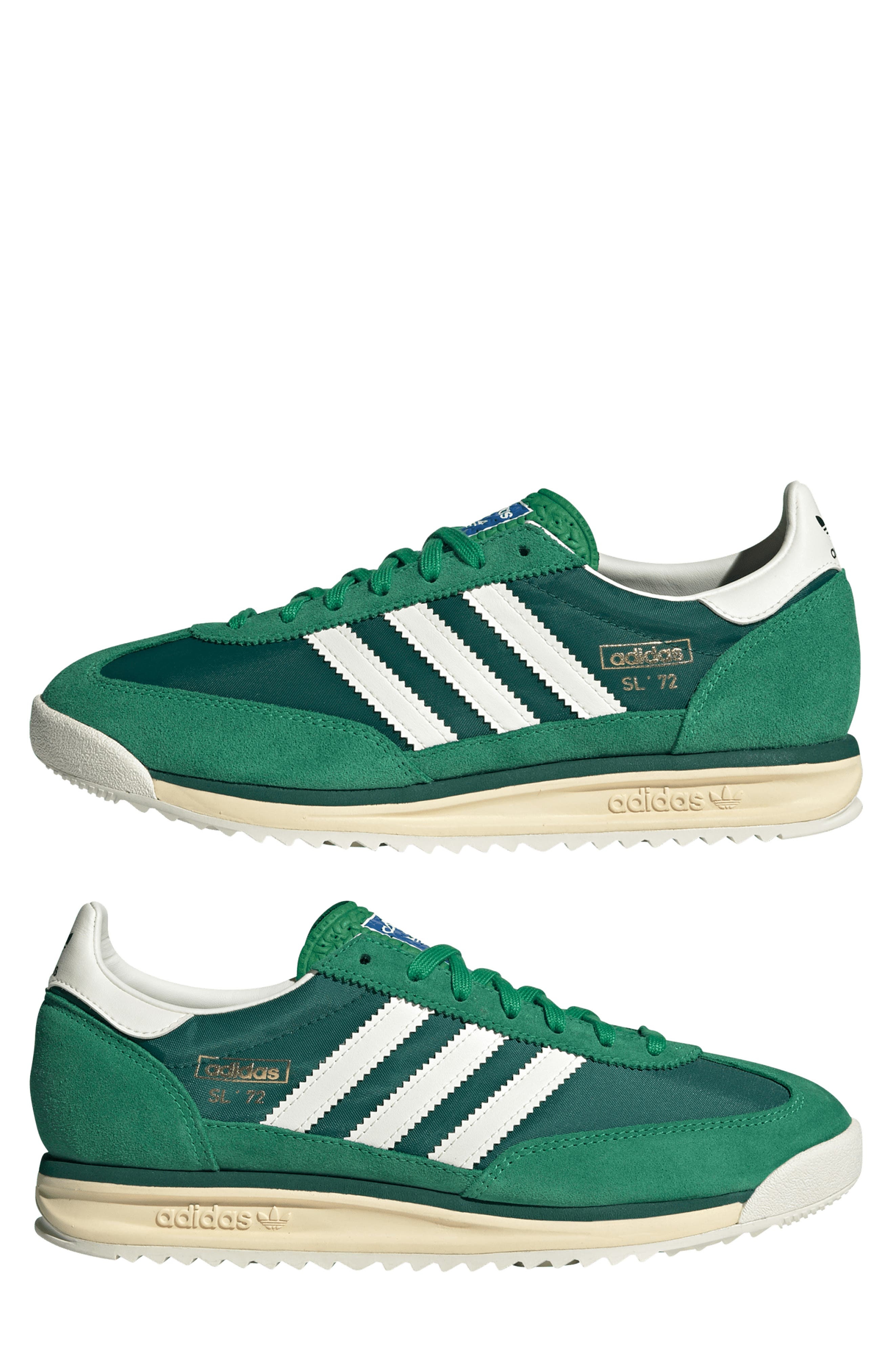adidas SL 72 RS Sneaker in Green/white/collegiate Green at Nordstrom - 8