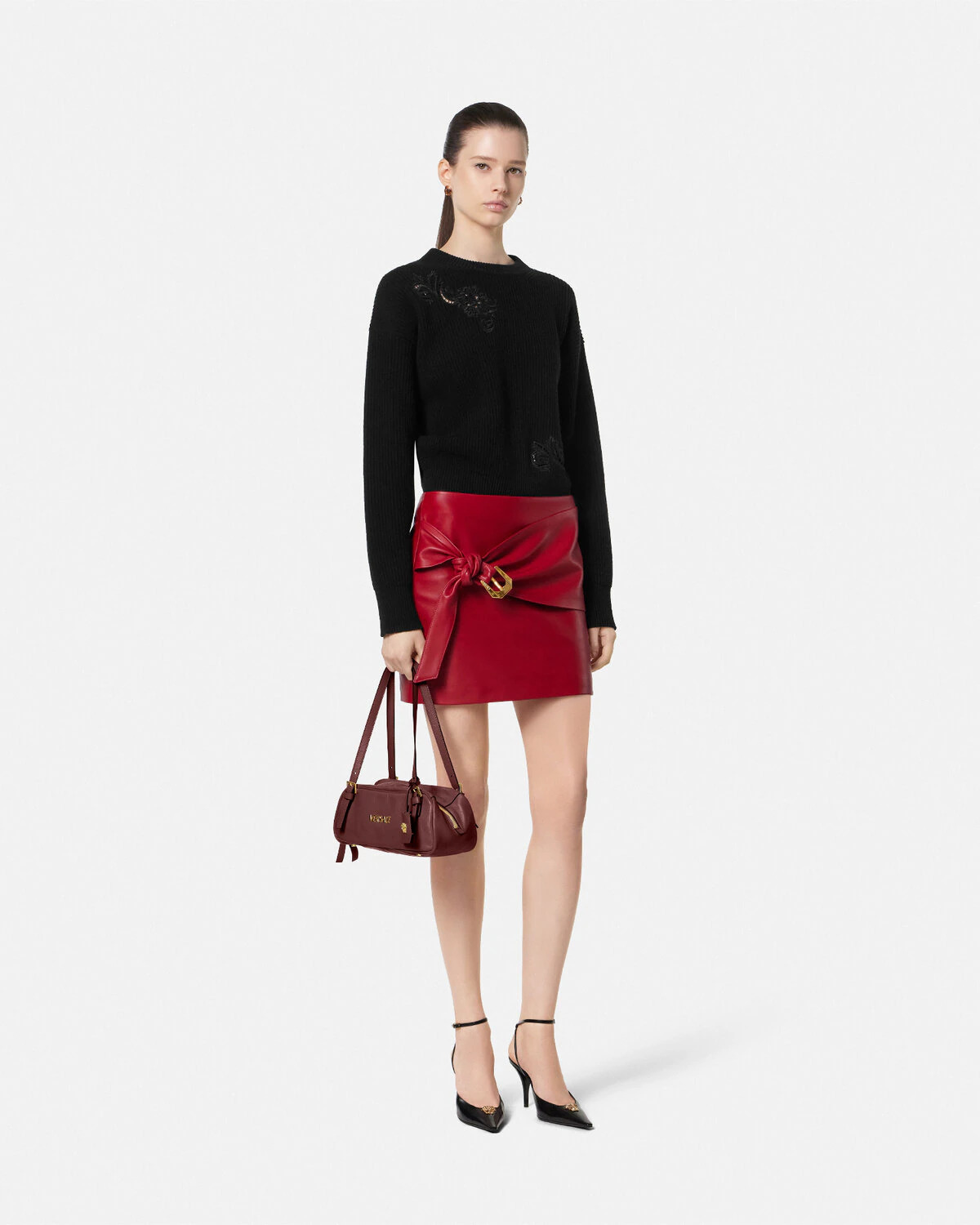 Leather Mini Skirt - 2