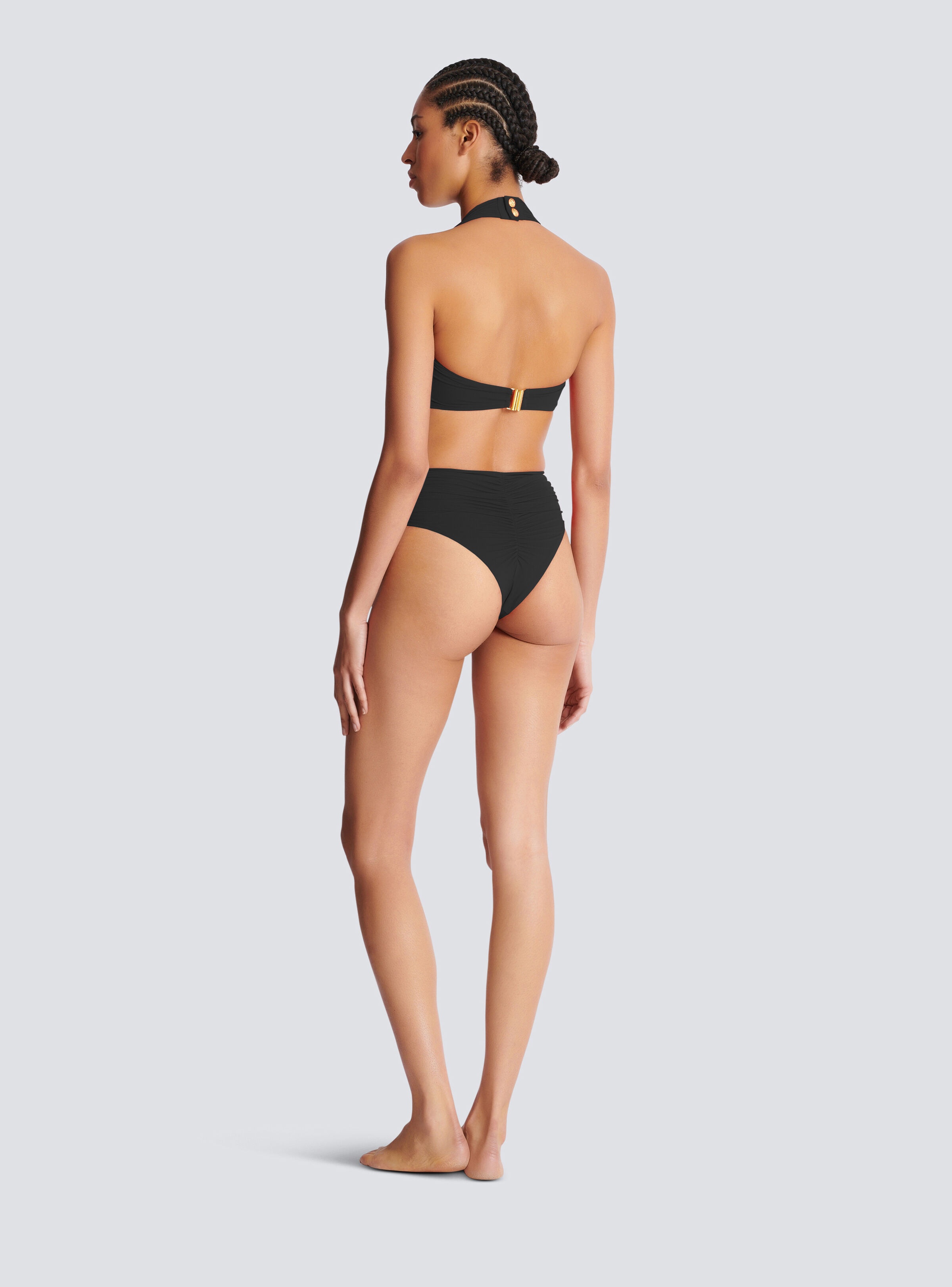 Plain two-piece swimsuit - 4