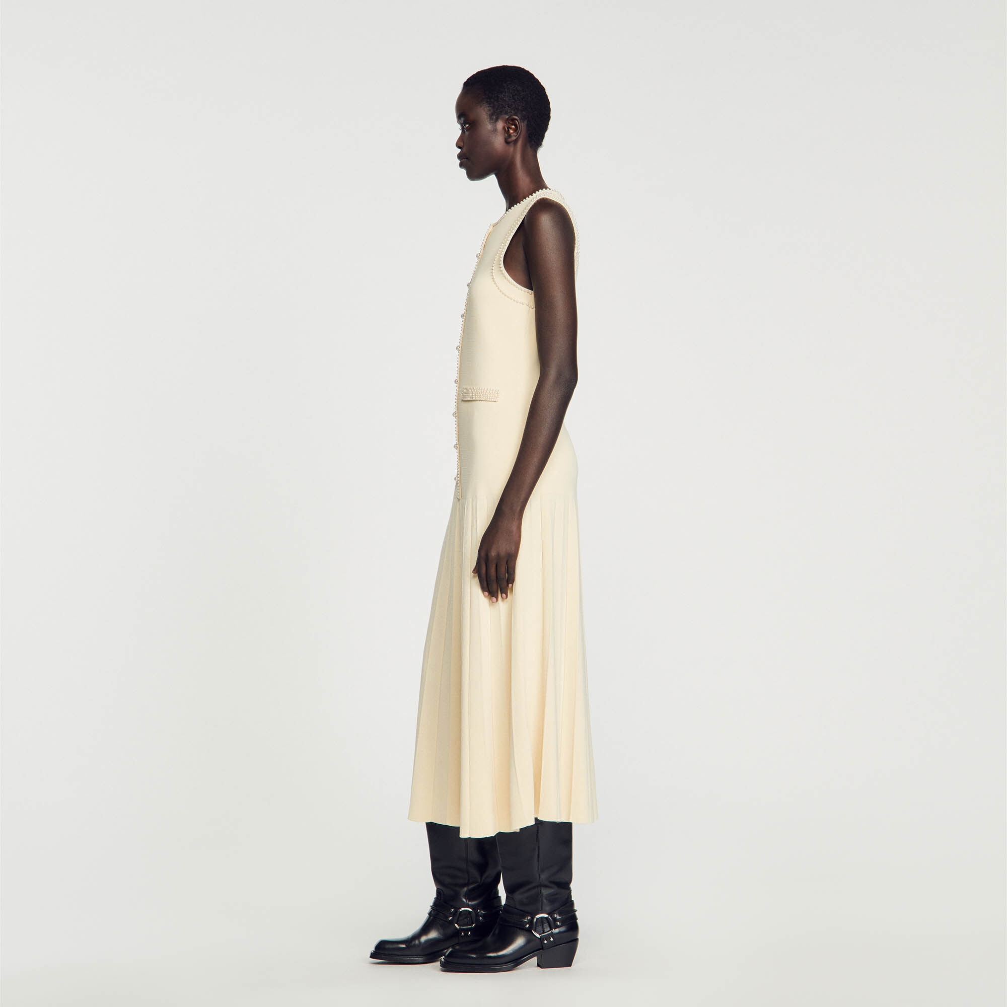 KNIT MIDI DRESS - 7