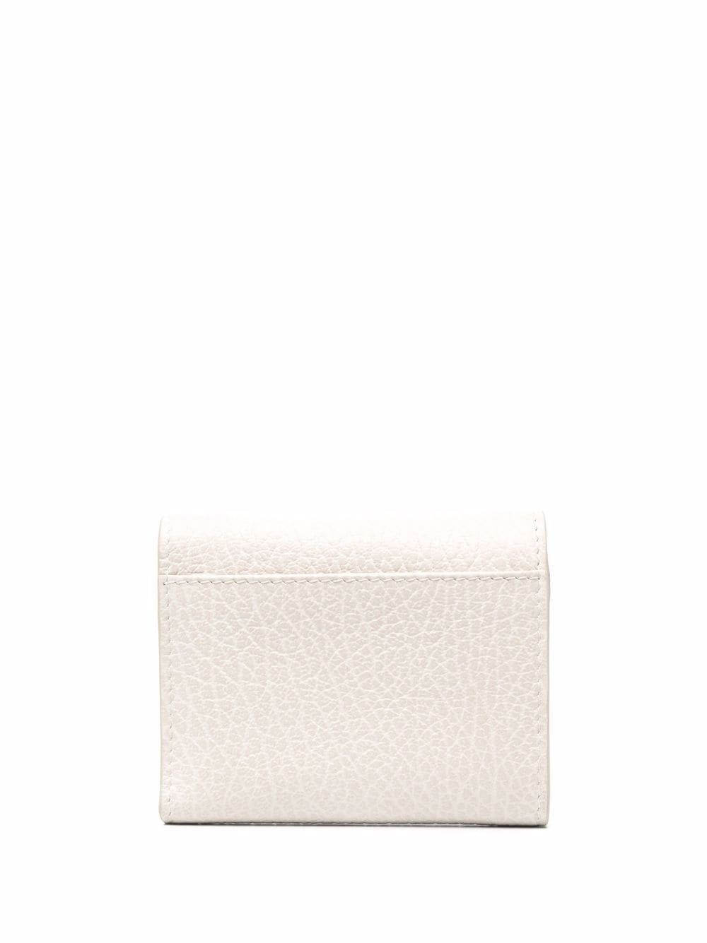 grained leather wallet - 2