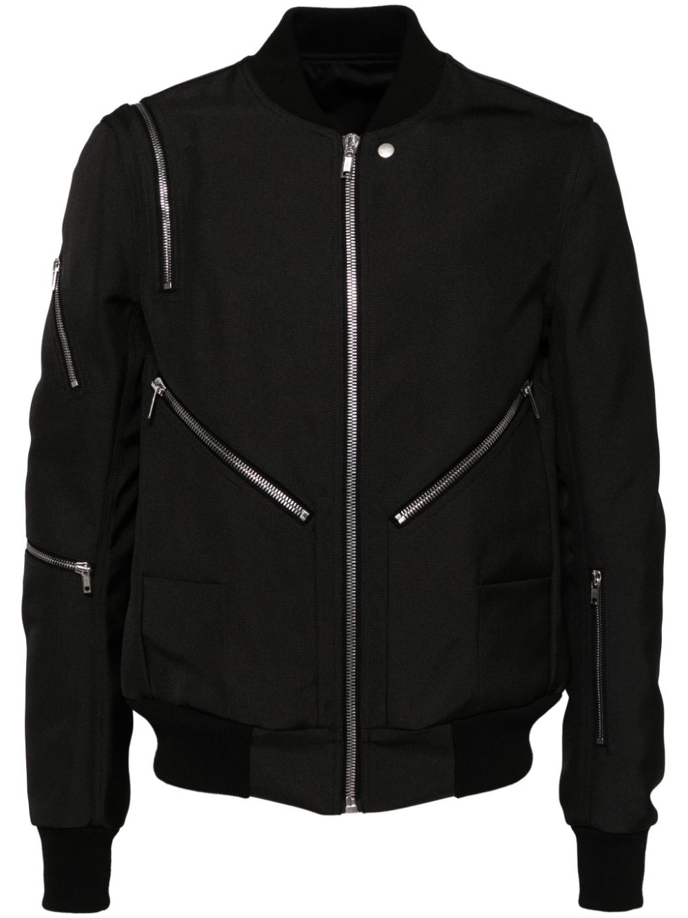 zip-detaining bomber jacket - 1