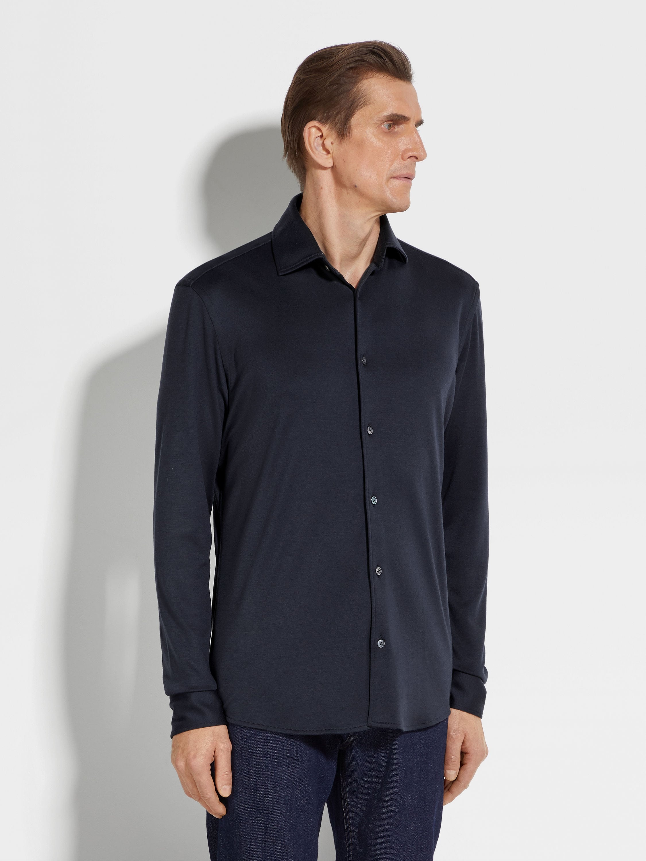 CASHMERE AND SILK SHIRT - 4