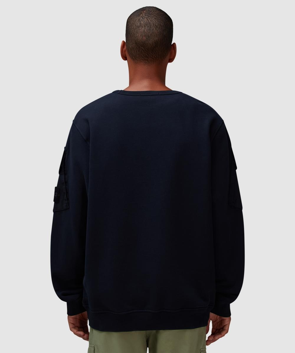 Garment dyed pocket sweater - 3