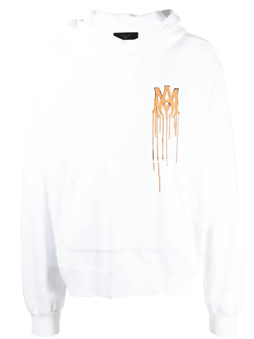 logo-embroidered hoodie - 1